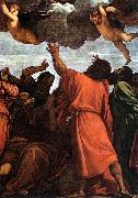 TIZIANO Vecellio Assumption of the Virgin (detail) rt oil painting artist